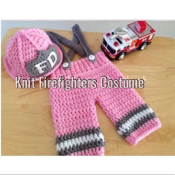 Other - Firefighter Girl’s Costume photo Shoot Prop
0-6m